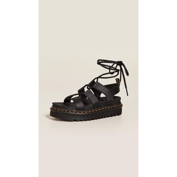 Doc Martens Nartilla Leather Lace-Up Sandals - Picture 11 of 15